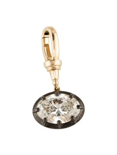 Pre-owned Pendant Carat Atelier 14k 3.02ct Lab-grown Diamond  In Multi