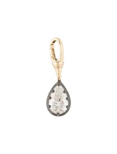 Pre-owned Pendant Carat Atelier 14k 3.03ct Lab-grown Diamond  In Multi