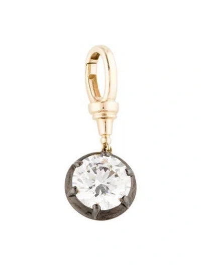 Pre-owned Pendant Carat Atelier 14k 3.04ct Lab-grown Diamond  In Multi