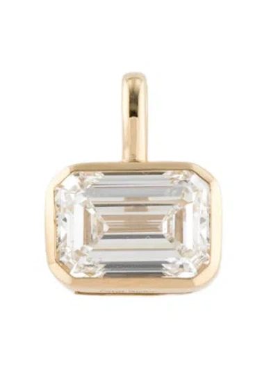 Pre-owned Pendant Carat Atelier 14k 5.09ctw Lab-grown Diamond  In Multi