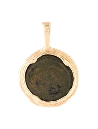 Pre-owned Pendant Coin , 1.25" In Multi