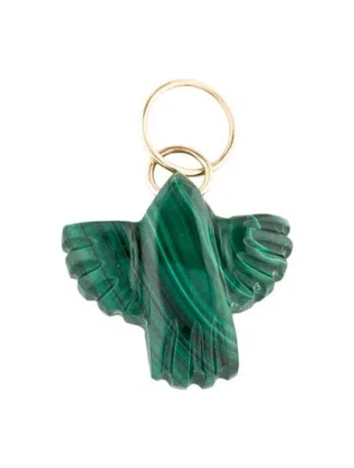Pre-owned Pendant Malachite Charm In Multi