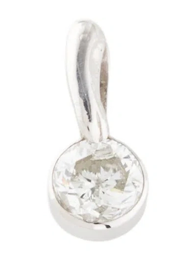 Pre-owned Pendant Platinum Diamond  In Multi