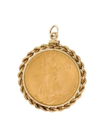 Pre-owned Pendant Saint-gaudens Coin  In Multi
