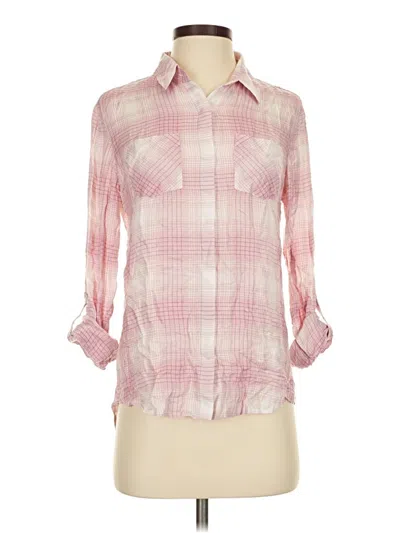 Pendleton 3/4 Sleeve Blouse In Pink