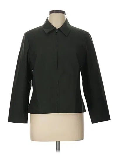 Pre-owned Pendleton 3/4 Sleeve Button Down Shirt In Black