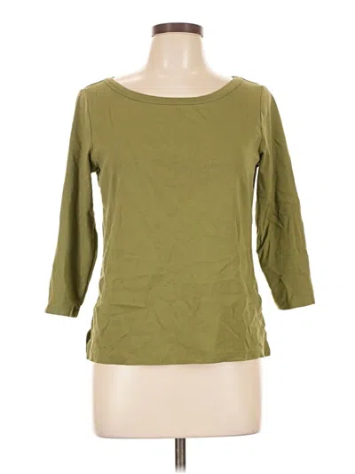 Pre-owned Pendleton 3/4 Sleeve T-shirt In Green