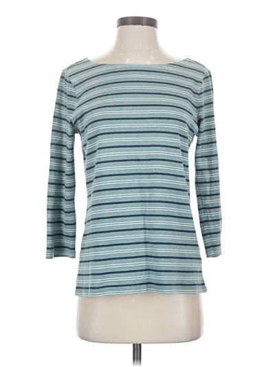 Pre-owned Pendleton 3/4 Sleeve T-shirt In Teal
