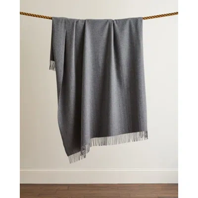 Pendleton 5th Avenue Charcoal Throw In Grey