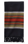 Pendleton 5th Avenue Throw Blanket In Black