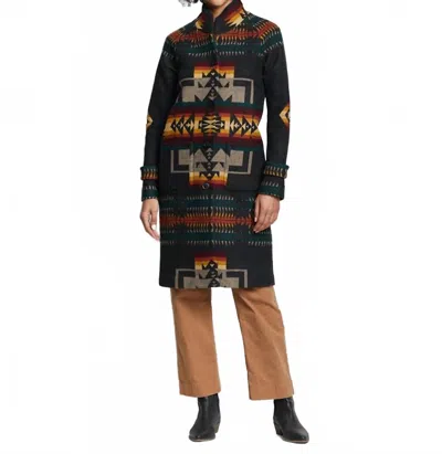 Pendleton Archive Blanket Coat In Four Corners Oxford In Multi