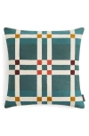 Pendleton Balsa Four Square Cotton Accent Pillow In Blue