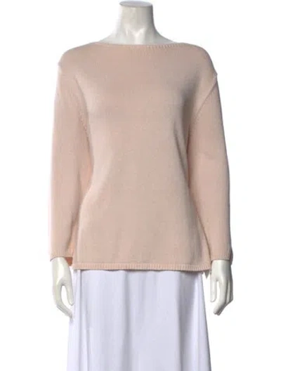Pre-owned Pendleton Bateau Neckline Sweater In Pink
