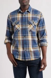 Pendleton Beach Shack Plaid Button-up Shirt In Navy Multi Plaid