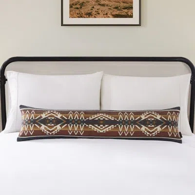 Pendleton Beacon Rock Bolster Pillow 12" X 48" In Blue