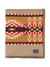 Pendleton Beacon Rock Patterned Blanket In Brown