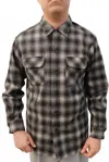 Pendleton Board Shirt In Grey Ombre Check In Brown