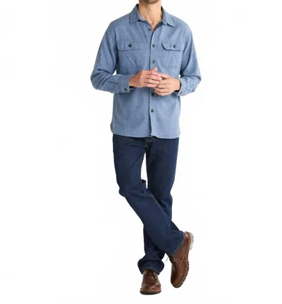 Pendleton Burnside Flannel Shirt In Light Blue