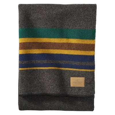 Pendleton Camp Oxford Blanket In Brown