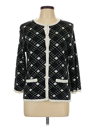 Pendleton Cardigan Sweater In Black