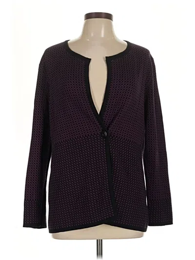 Pre-owned Pendleton Cardigan Sweater In Purple