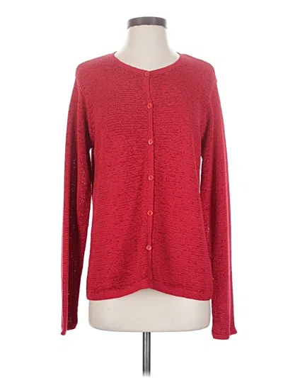 Pre-owned Pendleton Cardigan Sweater In Red