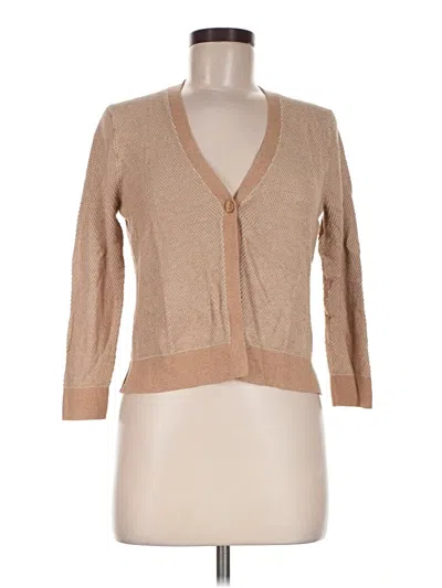 Pre-owned Pendleton Cardigan Sweater In Tan