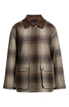 Pendleton Cascades Wool Barn Coat In Multi