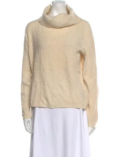 Pre-owned Pendleton Cashmere Turtleneck Sweater In Neutral