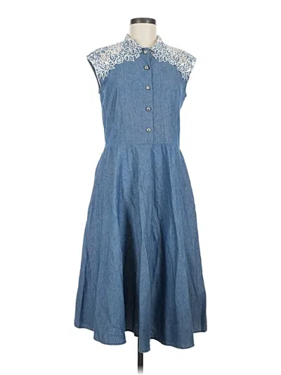 Pre-owned Pendleton Casual Dress In Blue