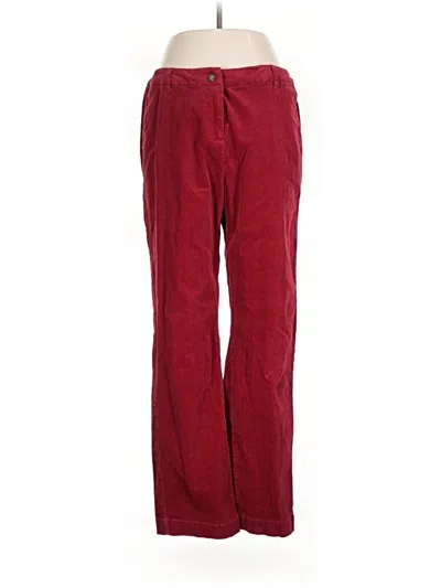 Pre-owned Pendleton Casual Pants In Burgundy
