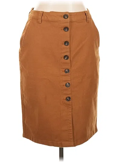 Pre-owned Pendleton Casual Skirt In Brown