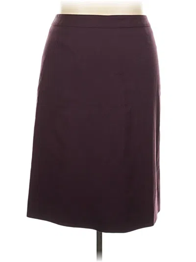 Pre-owned Pendleton Casual Skirt In Burgundy