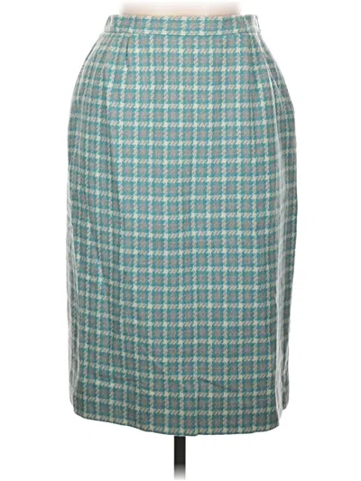 Pre-owned Pendleton Casual Skirt In Teal