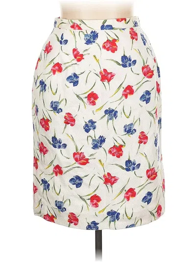 Pre-owned Pendleton Casual Skirt In White