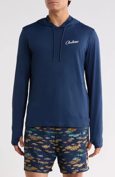 Pendleton Century Harding Long Sleeve Hooded Rashguard In Blue