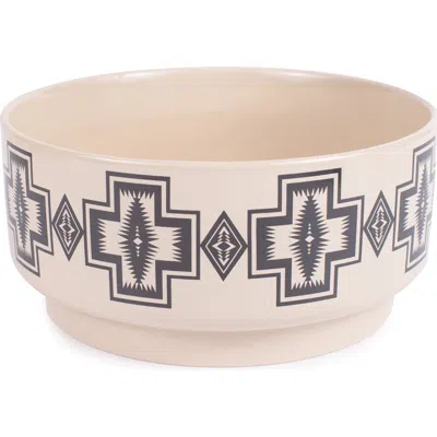 Pendleton Ceramic Pet Food Bowl In Harding Natural