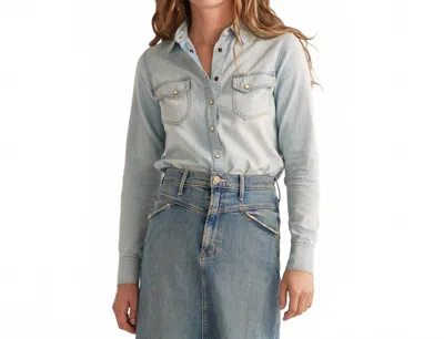 Pendleton Chambray Gambler Shirt In Light Blue