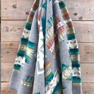 Pendleton Chief Joseph Grey Blanket