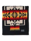 Pendleton Chief Joseph Wool Blend Black Blanket In Black