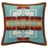 Pendleton Chief Joseph Pillow In Aqua In Multi