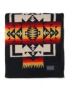 Pendleton Chief Joseph Wool Blend Black Blanket In Black