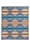 Pendleton Chief Joseph Wool Blend Jacquard Blanket In Blue