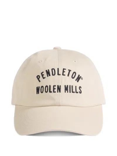 Pendleton Classic Logo-embroidered Baseball Cap In Neutral