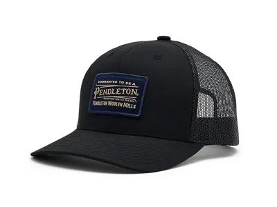 Pendleton Classic Patch Trucker Baseball Caps Black: One Size