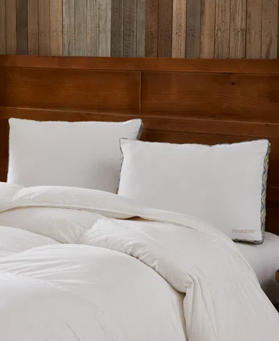 Pendleton Colossal Oxbow 3" Gusseted 2-pack Pillow, Standard In White