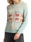 Pendleton Cotton Montero Sweater In Blue Multi In Multi