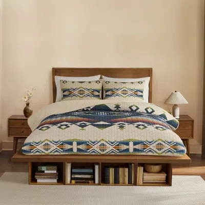 Pendleton Creekside K Coverlet Set Tan
