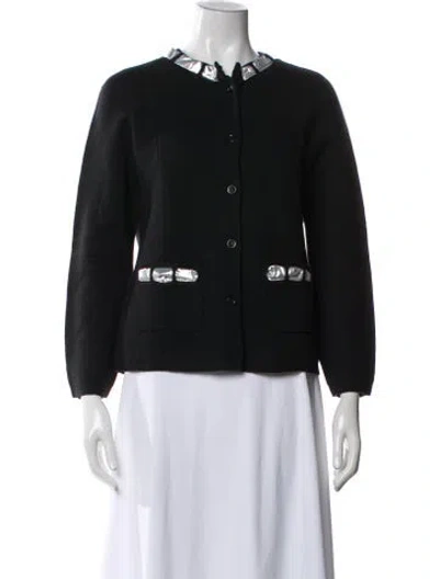 Pre-owned Pendleton Crew Neck Sweater In Black