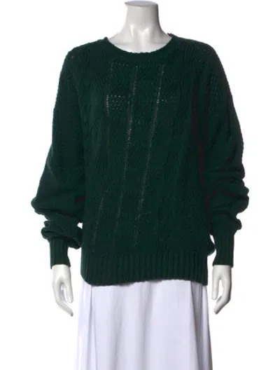 Pre-owned Pendleton Crew Neck Sweater In Green